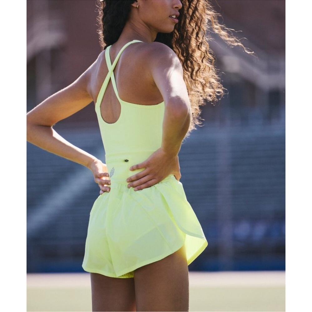 NWT FREE PEOPLE FP Movement Sour Citrus Righteous Runsie SZ: L
